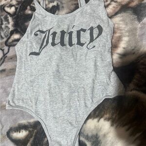 Juicy Couture Gray Bodysuit